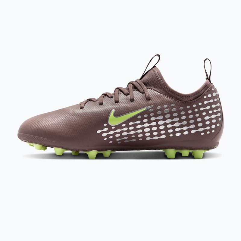 Vaikiški futbolo bateliai Nike Zoom Vapor 16 Academy Kylian Mbappe Jr AG plum eclipse/metallic silver 2