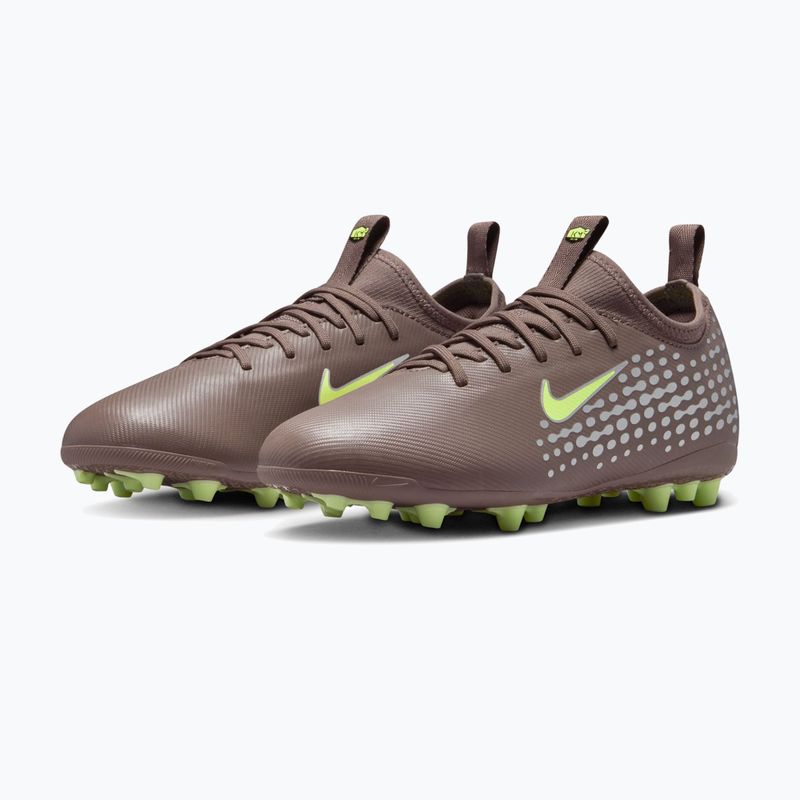 Vaikiški futbolo bateliai Nike Zoom Vapor 16 Academy Kylian Mbappe Jr AG plum eclipse/metallic silver 3