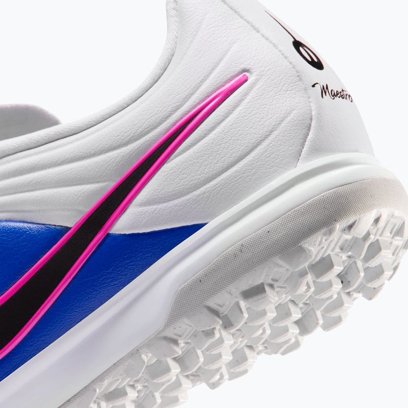 Vaikiški futbolo bateliai Nike Tiempo Maestro Academy Jr TF white/racer blue/pink blast/black 9