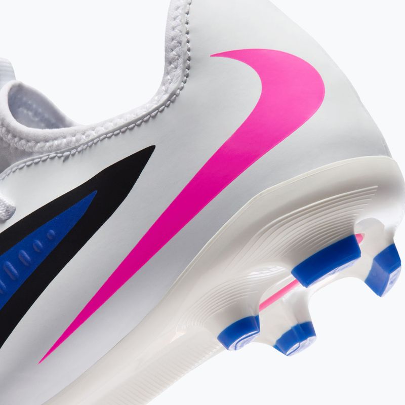 Vaikiški futbolo bateliai Nike Phantom 6 Low Academy FG/MG Jr racer blue/white/pink blast 11