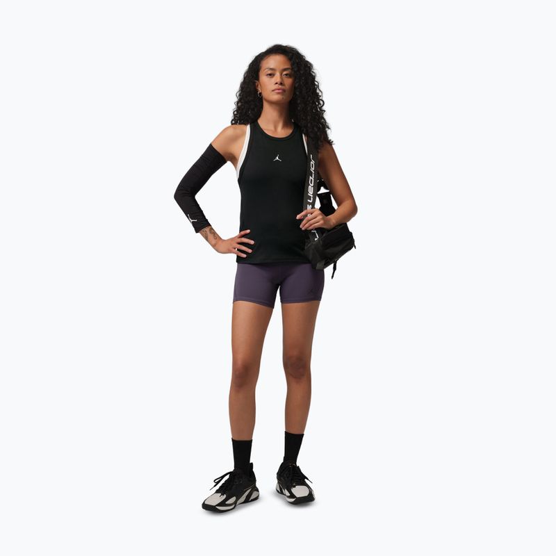 Moteriški marškinėliai Jordan Sport Essentials Dri-Fit be rankovių viršus juoda/balta 2