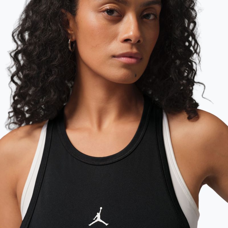 Moteriški marškinėliai Jordan Sport Essentials Dri-Fit be rankovių viršus juoda/balta 5
