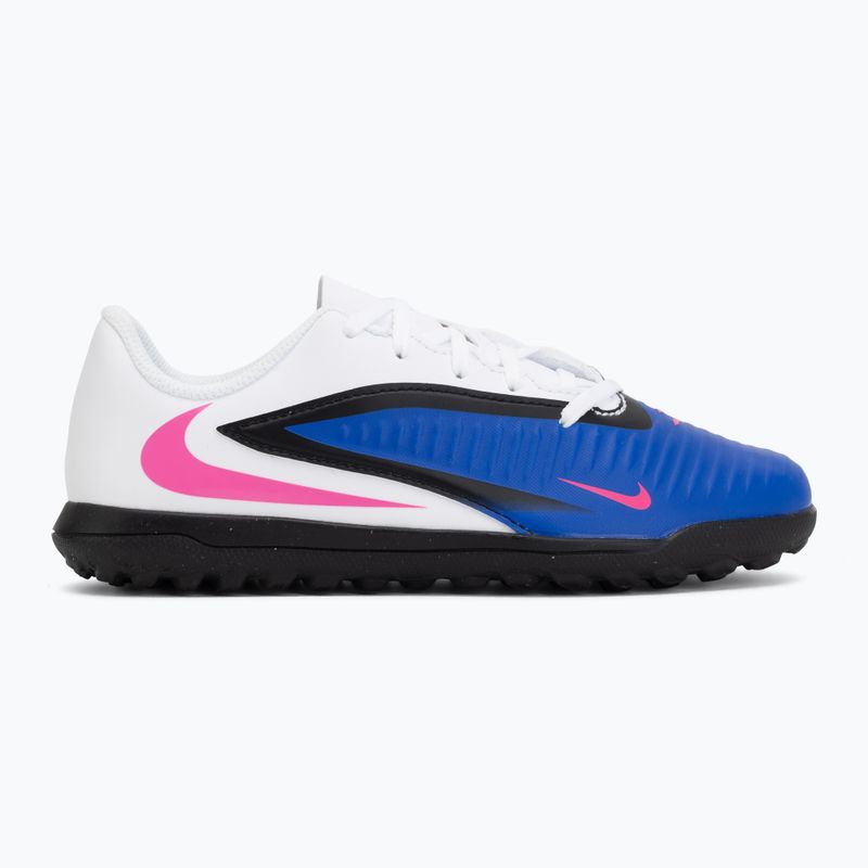 Vaikiški futbolo bateliai Nike Jr. Phantom 6 Low Club TF racer blue/white/pink blast 2