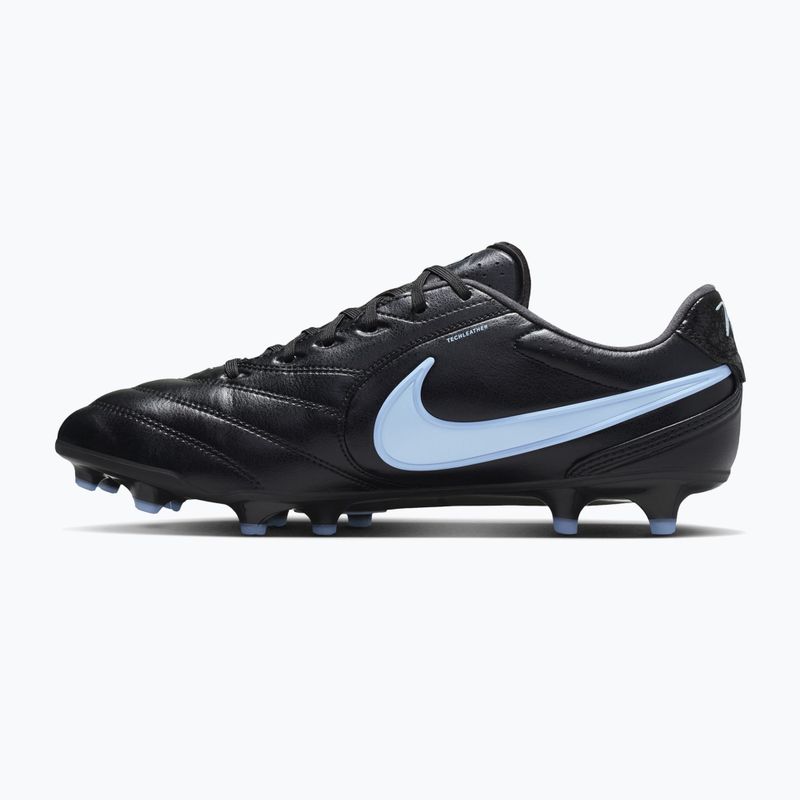 Vyriški futbolo bateliai Nike Tiempo Ligera Pro FG black/ice blue/obsidian 9