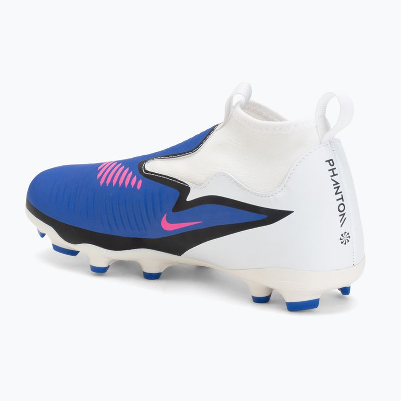 Vaikiški futbolo bateliai Nike Jr. Phantom 6 High Academy FG/MG racer blue/white/pink blast 3