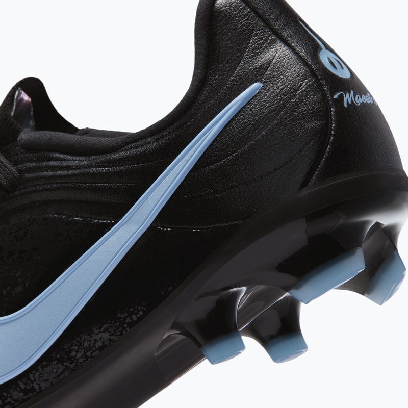 Vaikiški futbolo bateliai Nike Tiempo Maestro Academy Jr FG/MG black/ice blue 10