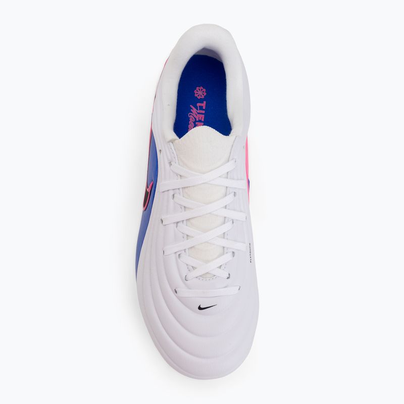 Vaikiški futbolo bateliai Nike Tiempo Maestro Academy Jr FG/MG white/racer blue/pink blast/black 5