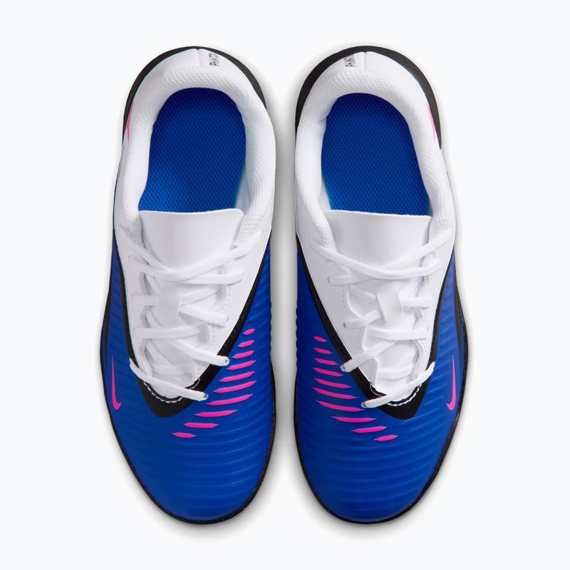 Vaikiški futbolo bateliai Nike Jr. Phantom 6 Low Club TF racer blue/white/pink blast 6