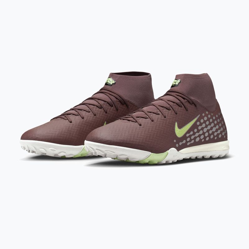 Vyriški futbolo bateliai Nike Mercurial Superfly 10 Academy Kylian Mbappé TF plum eclipse/metallic silver 3