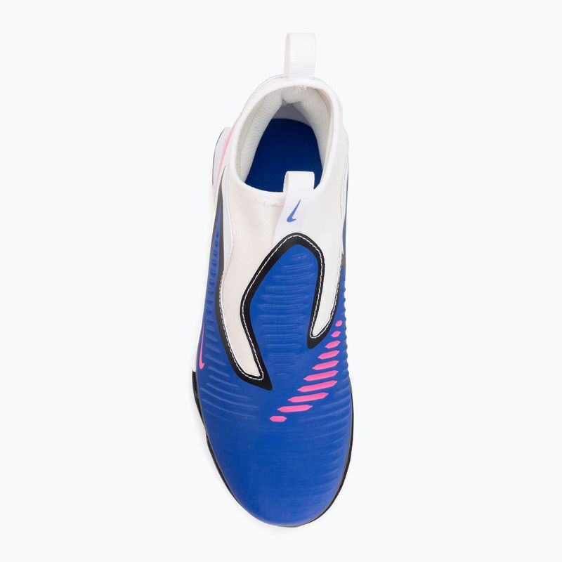 Vaikiški futbolo bateliai Nike Phantom 6 High Academy TF racer blue/white/pink blast 5