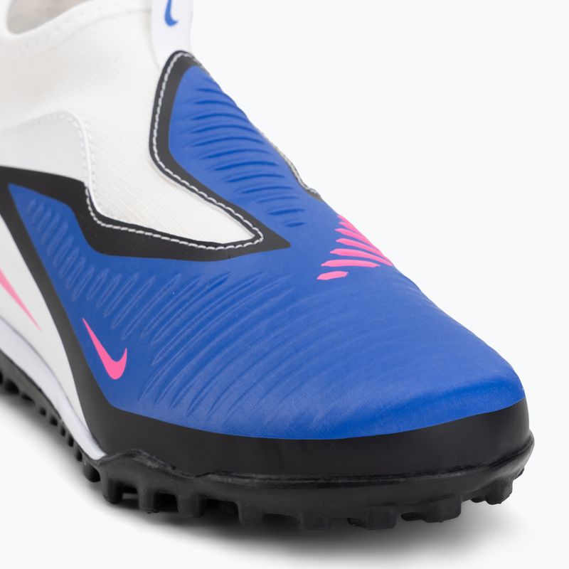 Vaikiški futbolo bateliai Nike Phantom 6 High Academy TF racer blue/white/pink blast 7