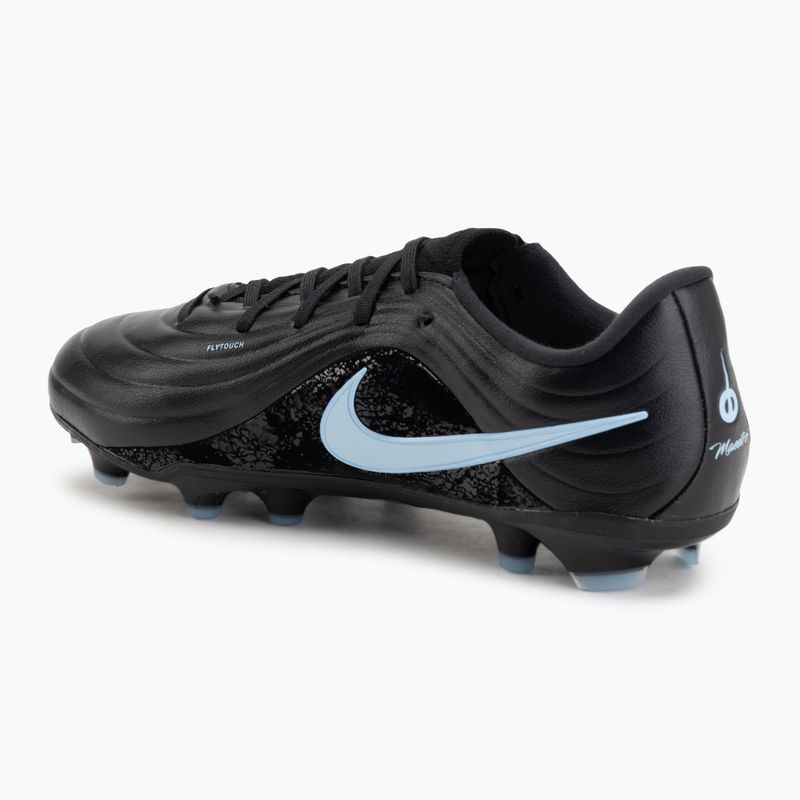 Vaikiški futbolo bateliai Nike Tiempo Maestro Academy Jr FG/MG black/ice blue 3