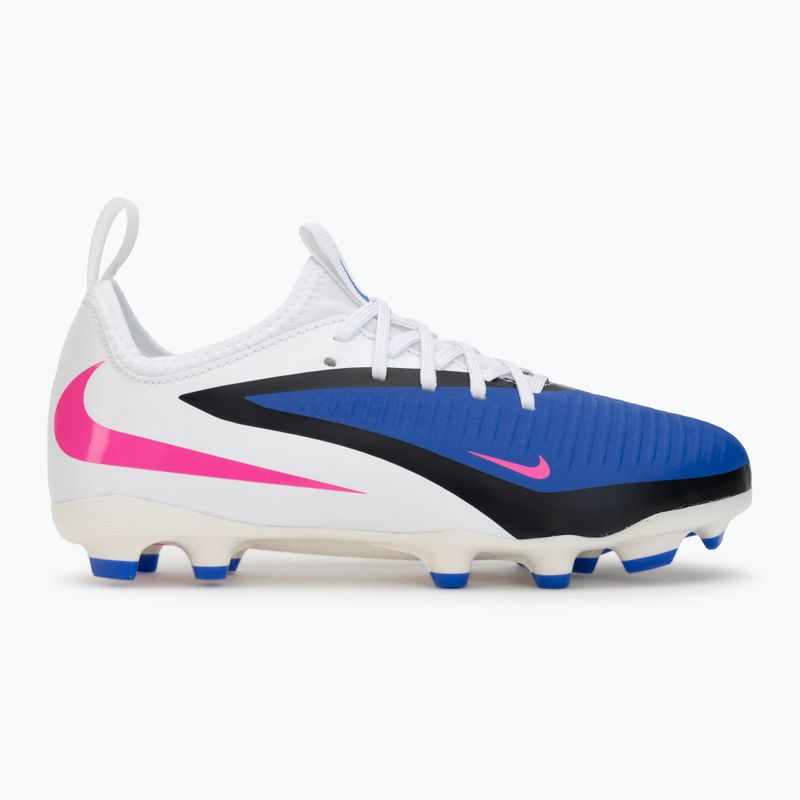 Vaikiški futbolo bateliai Nike Phantom 6 Low Academy FG/MG Jr racer blue/white/pink blast 2