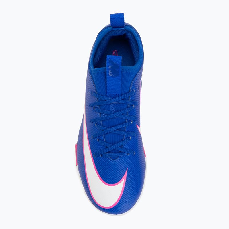 Vaikiški futbolo bateliai Nike Mercurial Vapor 16 Academy TF racer blue/white 5