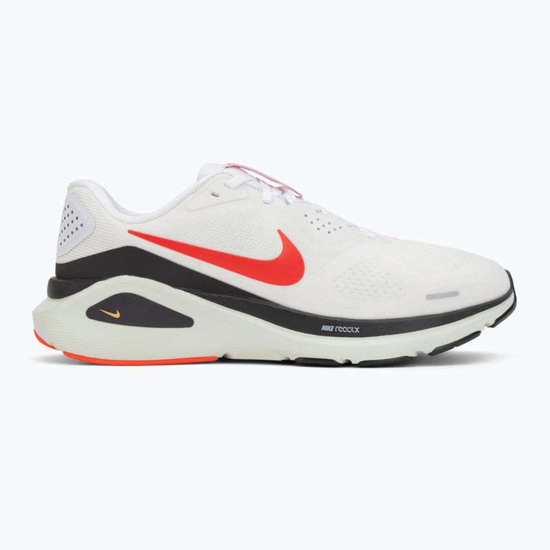 Vyriški bėgimo batai Nike Structure 26 white/medium ash/bright crimson 2