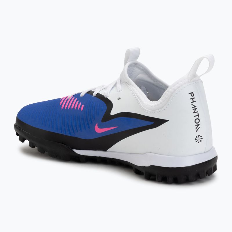 Vaikiški futbolo bateliai Nike Jr. Phantom 6 Low Academy TF racer blue/white/pink blast 3