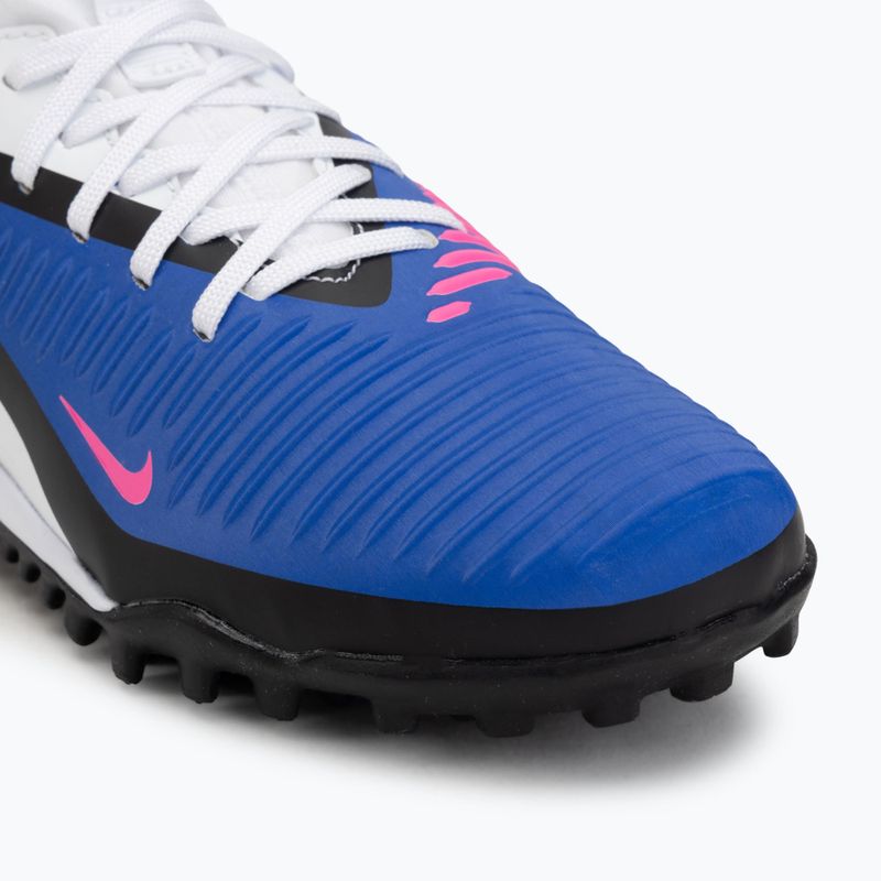 Vaikiški futbolo bateliai Nike Jr. Phantom 6 Low Academy TF racer blue/white/pink blast 7