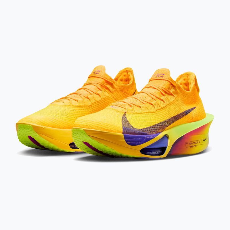 Vyriški bėgimo batai Nike Alphafly 3 laser orange/citron pulse/indigo burst 10