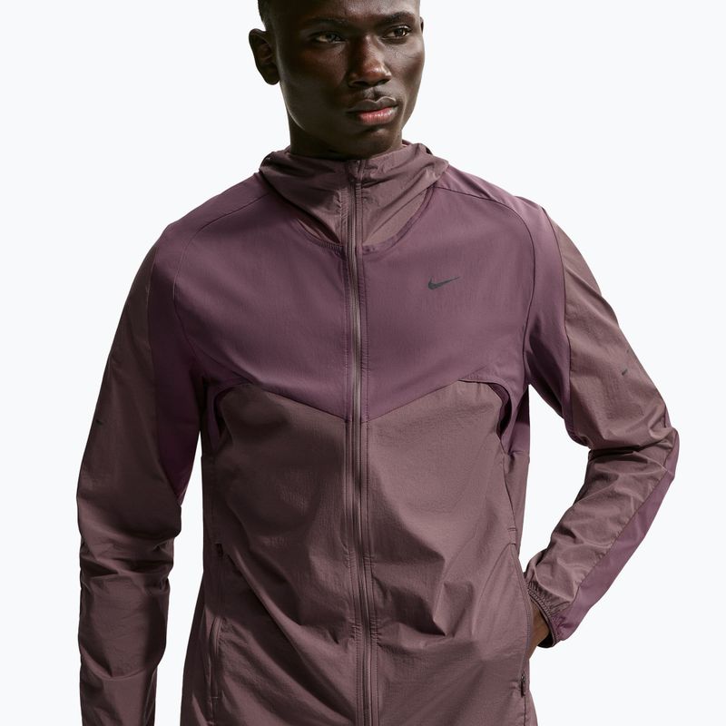 Vyriška bėgimo striukė Nike Stride Dri-Fit dark wine/tattoo/burgundy crush 4