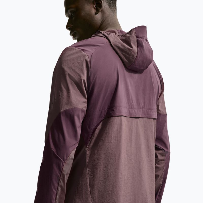 Vyriška bėgimo striukė Nike Stride Dri-Fit dark wine/tattoo/burgundy crush 5