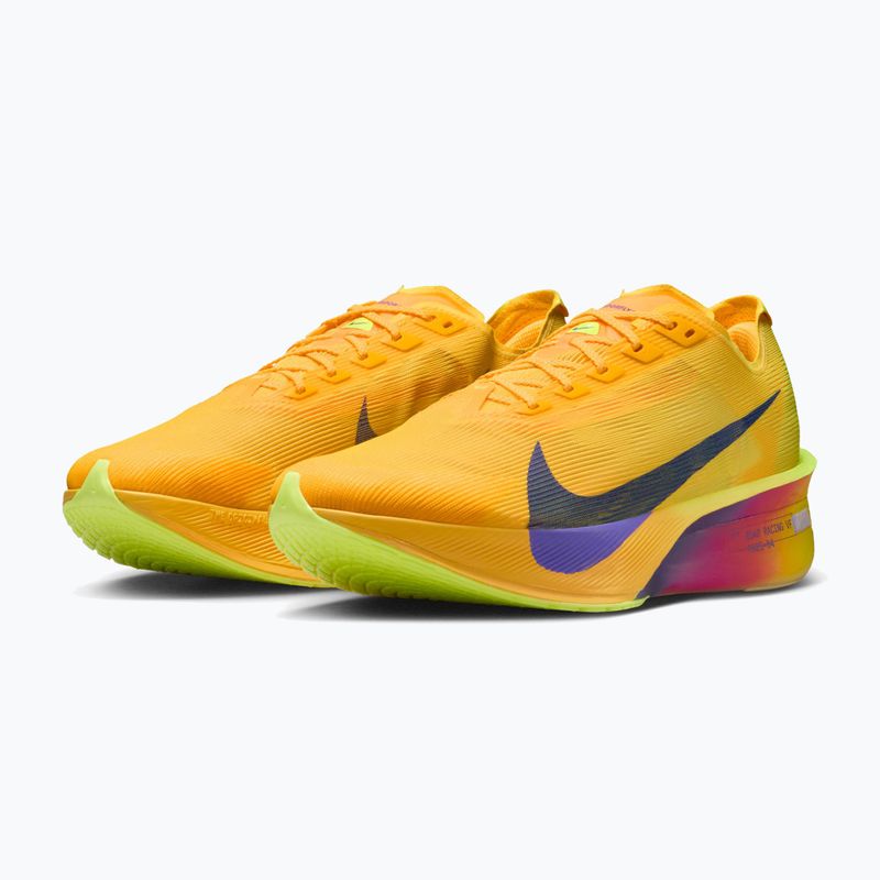 Vyriški bėgimo batai Nike Vaporfly 4 Citron Pulse/Laser Orange/Indigo Burst 3