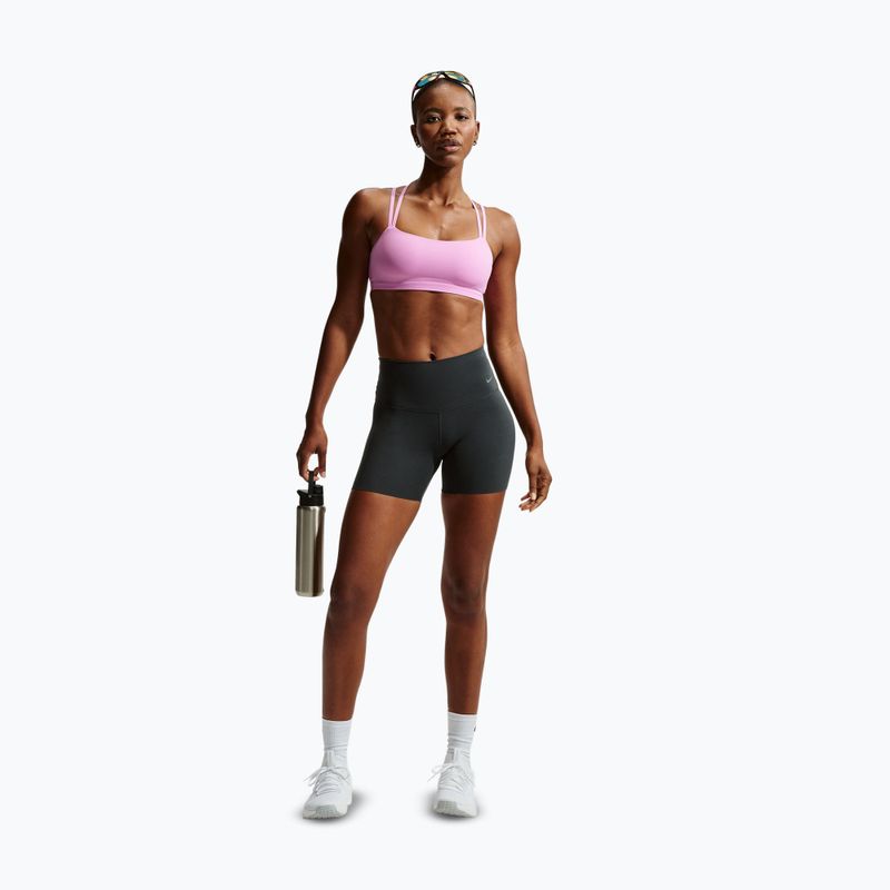 Treniruočių liemenėlė Nike Zenvy Strappy Light-Support light magenta/white 2