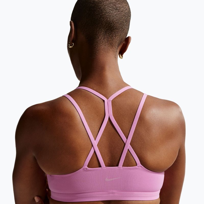 Treniruotinis liemenėlis Nike Zenvy Strappy Light-Support light magenta/white 4