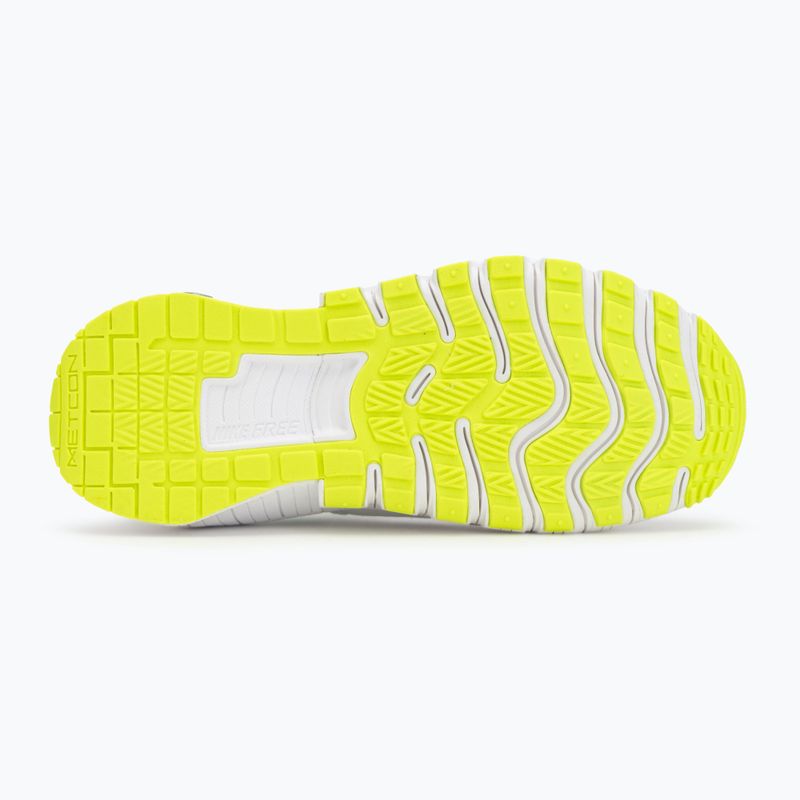 Moteriški treniruočių batai Nike Free Metcon 6 white/volt/metallic silver 4