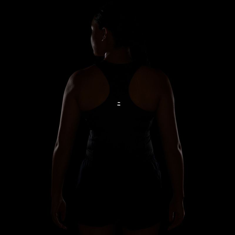 Moteriški bėgimo marškinėliai Nike Swoosh Run Dri-Fit black/white 4