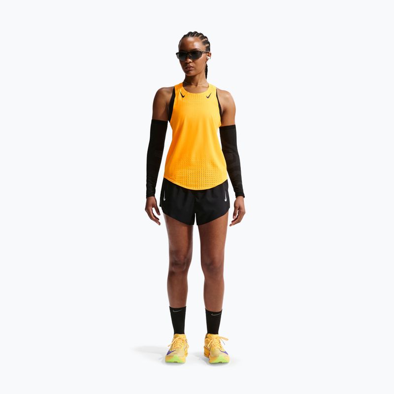 Moteriški bėgimo šortai Nike AeroSwift ADV Brief-Lined 3" black/white/white 2