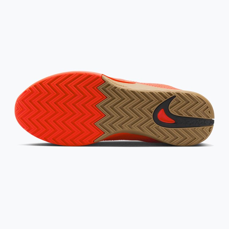Vyriški krepšinio batai Nike Street Flare bright crimson/gum light brown/black 5