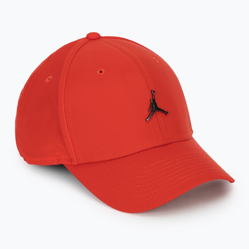 Kepurė su snapeliu Jordan Rise Structured Metal Jumpman chile red/r511