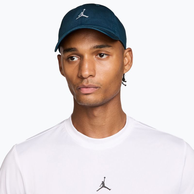 Kepurė su snapeliu Jordan Club Unstructured Curved-Bill squadron blue/sail 5
