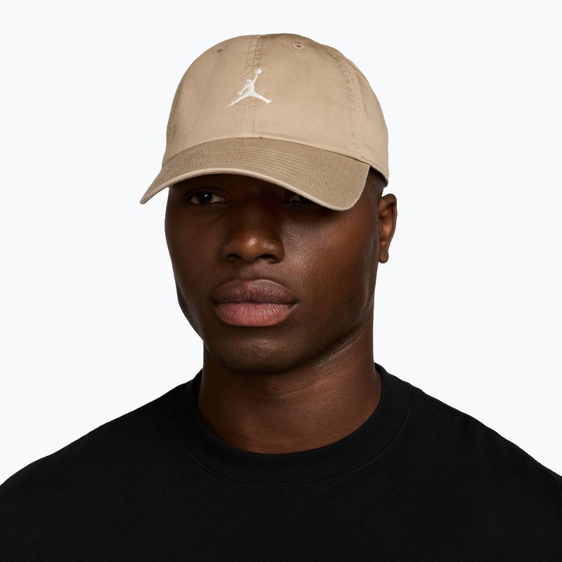 Kepurė su snapeliu  Jordan Club Unstructured Curved-Bill khaki/sail 5