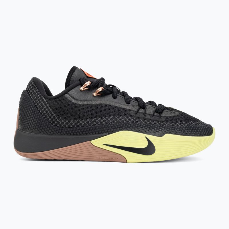 Vyriški krepšinio batai Nike Street Flare black/light lemon twist/desert dust/black 2