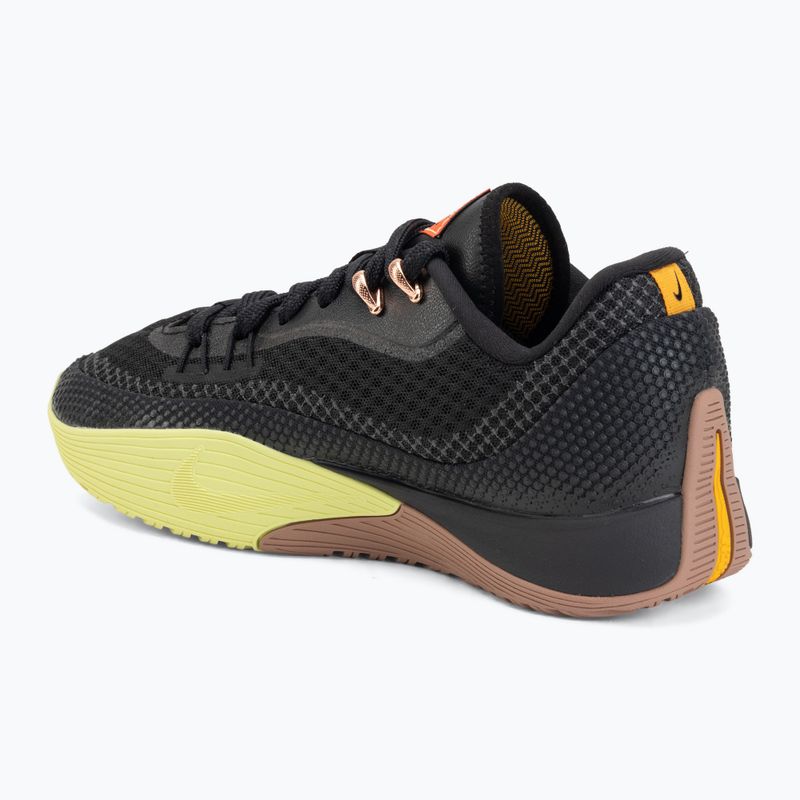 Vyriški krepšinio batai Nike Street Flare black/light lemon twist/desert dust/black 3