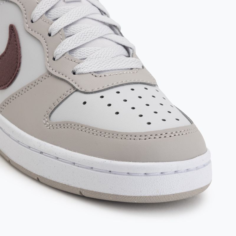 Vaikiški batai Nike Court Borough Low Essential+ vast grey/moon particle/white/tattoo 7