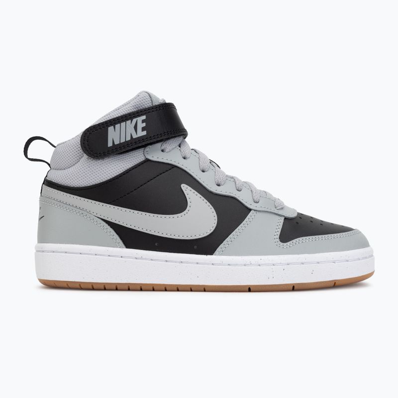 Batai Nike Court Borough Mid 2 black/white/gum med brown/light smoke grey 2