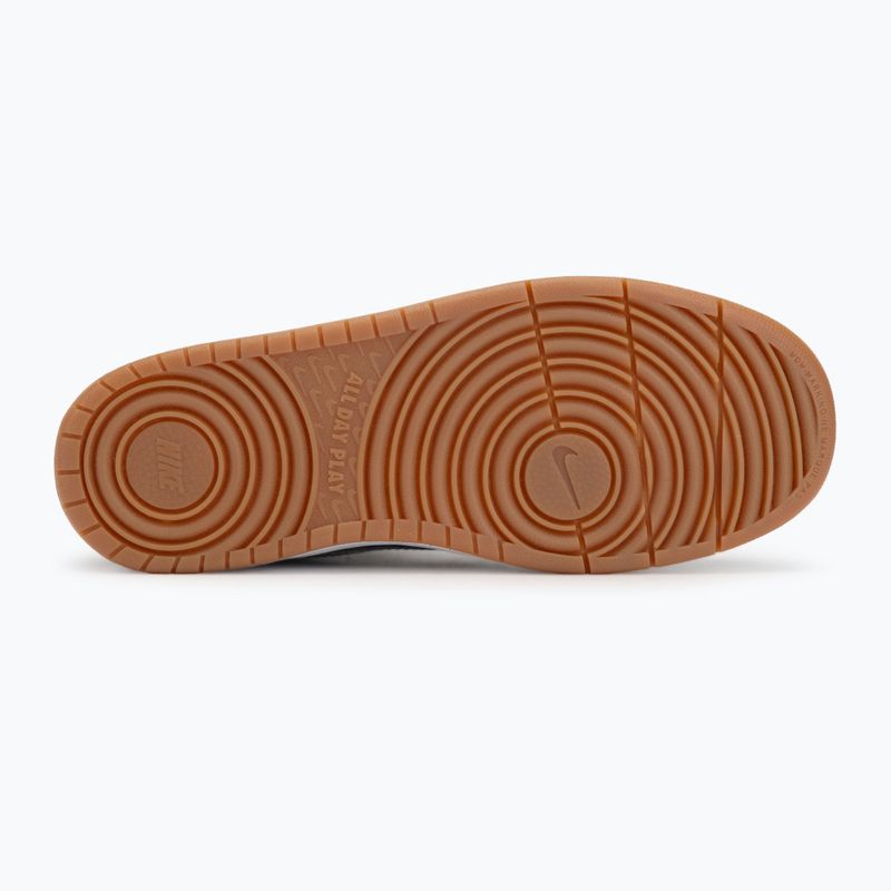 Batai Nike Court Borough Mid 2 black/white/gum med brown/light smoke grey 4