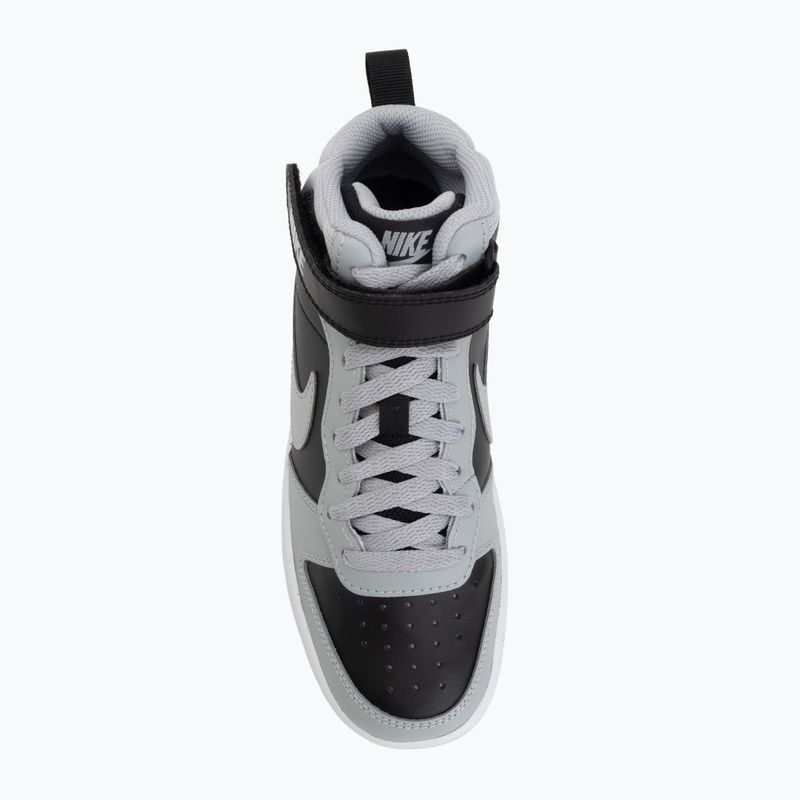 Batai Nike Court Borough Mid 2 black/white/gum med brown/light smoke grey 5