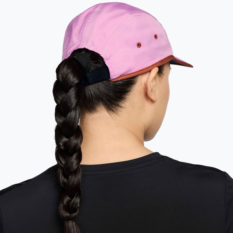 Kepurė su snapeliu Nike Dri-Fit Fly light magenta/dusty peach/orange frost 4