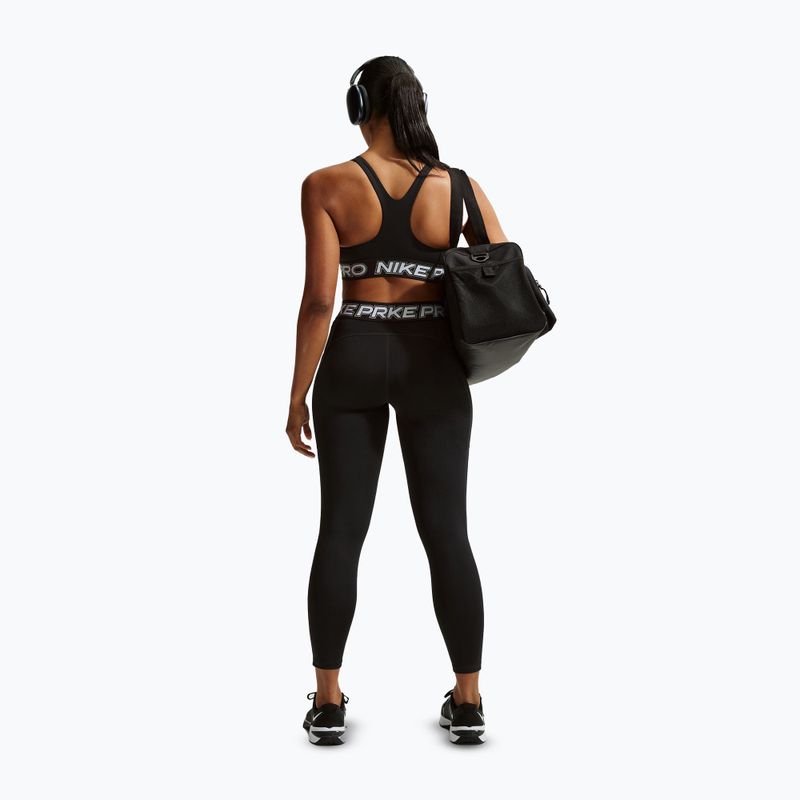 Moteriškos tamprės Nike Pro Mid-Rise 7/8 black/white/white 3