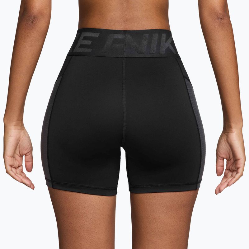 Moteriški šortai Nike Pro Sculpt High Waisted 5" Biker black/anthracite/white 2
