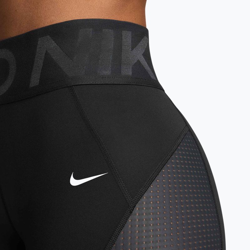 Moteriški šortai Nike Pro Sculpt High Waisted 5" Biker black/anthracite/white 4