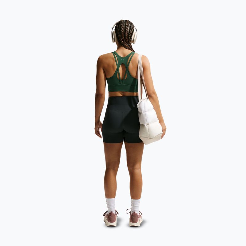 Treniruočių liemenėlė Nike Zenvy Light Support Longline fir/white 3