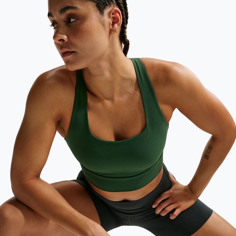 Treniruočių liemenėlė Nike Zenvy Light Support Longline fir/white 4