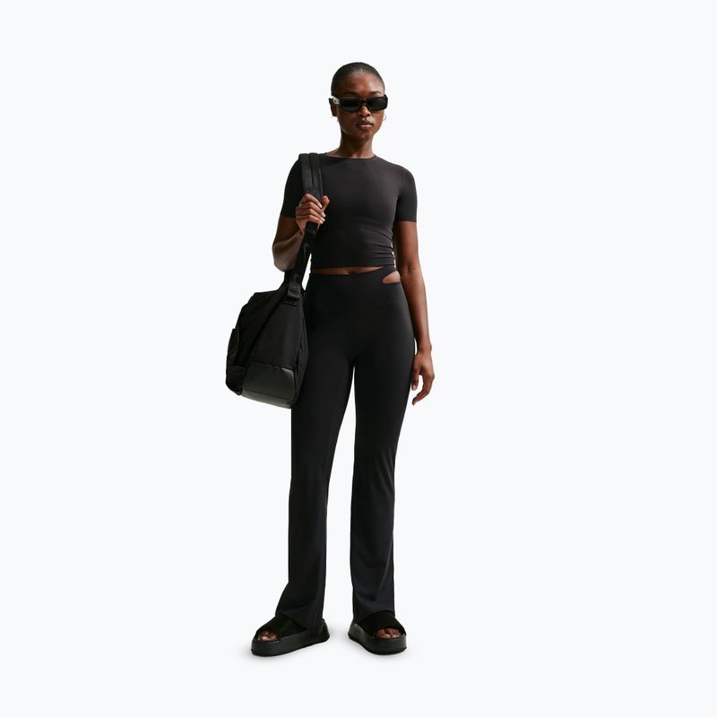 Moteriškos treniruočių kelnės Nike Zenvy High-Waisted Flared black/pcg3c 2