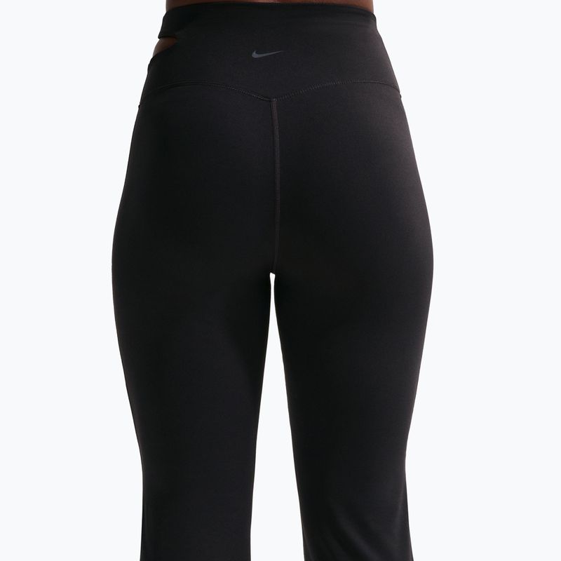 Moteriškos treniruočių kelnės Nike Zenvy High-Waisted Flared black/pcg3c 4