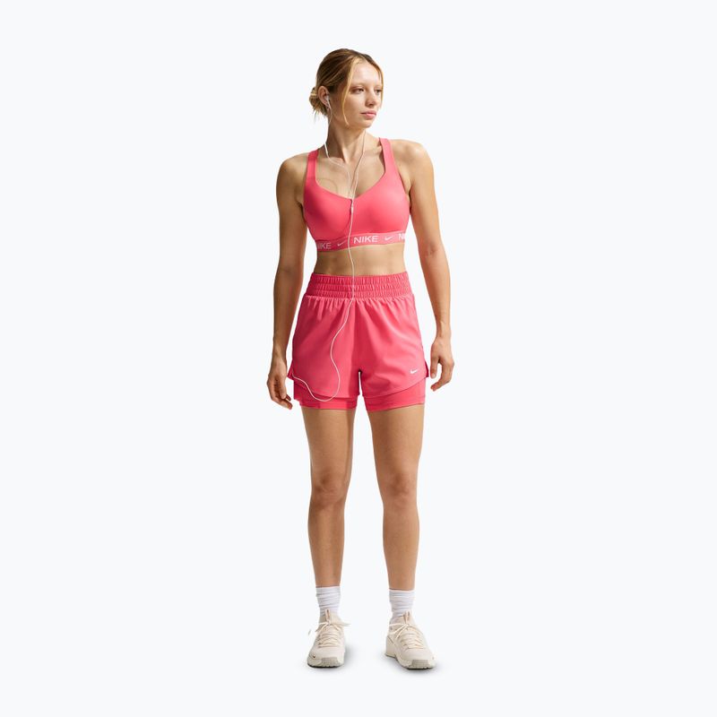Moteriški šortai Nike One Dri-Fit High-Waisted 3" 2In1 sea coral/white 2