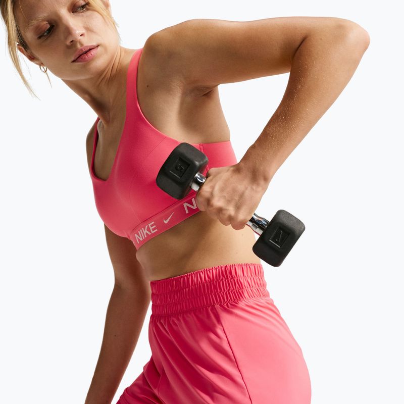 Moteriški šortai Nike One Dri-Fit High-Waisted 3" 2In1 sea coral/white 5